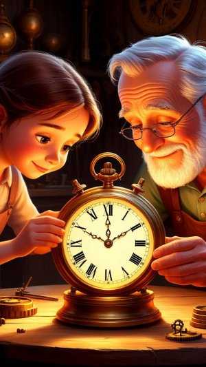 Сказка о Дедушке-Часовщике и Потерянном Времени