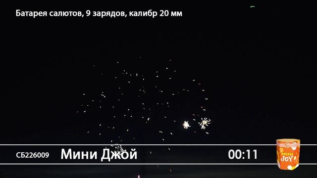 СБ226009 Мини Джой 241 - фейерверки и салюты в Новосибирске в КОЛОРЛОН ВТД смотреть онлайн