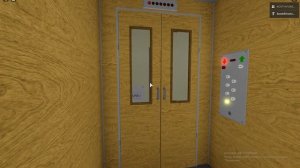 Roblox Распашной Лифт (Кмз 1958 г.в Q=240/kg 5.чел  V=0.71m/s  + Чуть не Застряли В Лифте