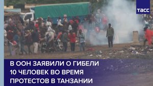 В ООН заявили о гибели 10 человек во время протестов в Танзании