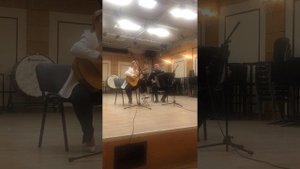 Концерт в Институте музыки имени Шнитке. Фрагмент 5. Гитара и баян