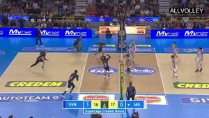 Волейбол. Перуджа — Милан. Чемпионат Италии. Мужчины. Тур 3