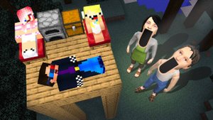 🌳99 НОЧЕЙ СО ЗЛЫМИ РОДИТЕЛЯМИ В ЛЕСУ В МАЙНКРАФТ! ШЕДИ ЛЕСКА И НУБИК MINECRAFT