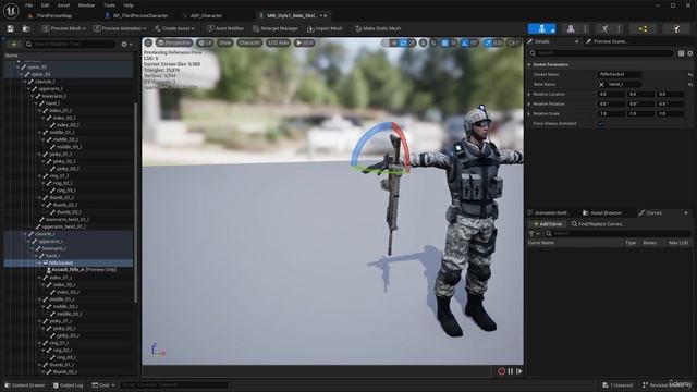 5 - Lecture 05 Adding the Rifle Weapon To Our Character смотреть онлайн