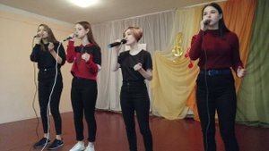 Небо надо мной - студия Орфей: Катя, Ирина, Азалия, репетиция 2019, рук. Виктория Полшкова