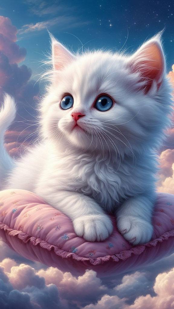 Сказка Облачный котенок Пуфик