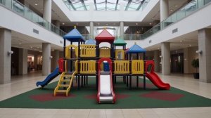 Горки в новом торговом центре.