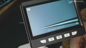 Игла HI-LINE IWATA под микроскопом