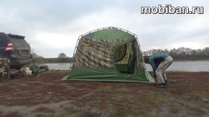 Сборка палатки Мобиба МБ-33. Камуфляж Мох