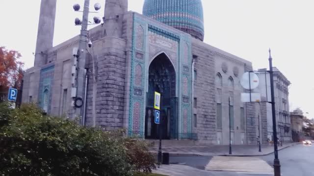 Соборная мечеть - до 48 метров в высоту. Санкт-Петербург. смотреть онлайн