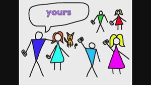 Possessive pronouns and adjectives Song - Mine and Yours - Rockin' English