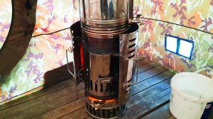 Испытание нового пароперегревателя для печи Гравицапа КЦ-3. Мобильные бани Мобиба