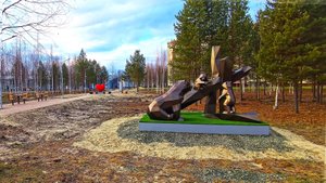 В Талинке завершили второй этап благоустройства сквера «Защитникам Отечества»