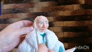 Ватный дед Мороз. Урок 10