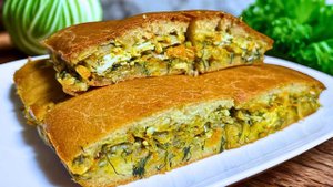 Заливной ПИРОГ С КАПУСТОЙ на кефире, который ТАЕТ во рту! Самый ПРОСТОЙ и БЫСТРЫЙ рецепт!