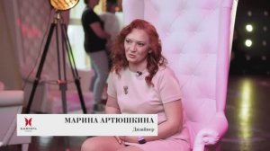 Дизайнер Марина Артюшкина на конкурсе дизайнеров Недели Высокой Моды России
