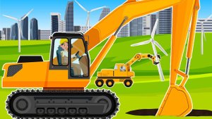 МУЛЬТИК МАШИНКИ ВИДЕО ПРО МАШИНКИ СТРОИТЕЛЬНАЯ ТЕХНИКА СТРОИТ ВЕТРЯНЫЕ МЕЛЬНИЦЫ ИГРУШКИ МАШИНКИ