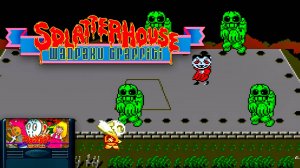 SPLATTERHOUSE: Wanpaku Graffiti Dendy Прохождение пародийного японского эксклюзива
