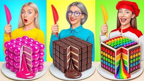 Кулинарный Челлендж | Я против Бабушки | Кулинарная Битва с Едой от Candy DO смотреть онлайн