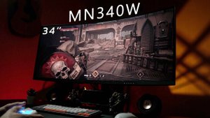 Шире, больше, чаще - Обзор игрового монитора Bloody MN340W
