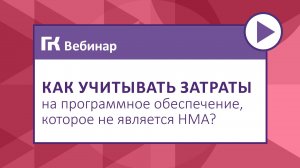 Как учитывать затраты на программное обеспечение, которое не является НМА