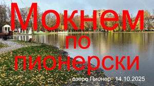 Мокнем по пионерски 14.10.2025. оз. Пионер Рыбалка в Подмосковье