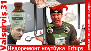 Недоремонт ноутбука Echips  -  уникальная детективная история