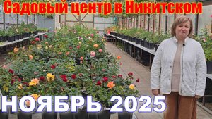 Что происходит в садовом центре в ноябре 2025 г?