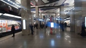 Уникальный состав метро на БКЛ Москвы