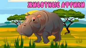 РАЗВИВАЮЩИЕ МУЛЬТФИЛЬМЫ ДЛЯ ДЕТЕЙ - ЖИВОТНЫЕ АФРИКИ