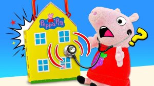 🏠 Свинка Пеппа нашла кого-то в игрушечном домике! Это был…😱