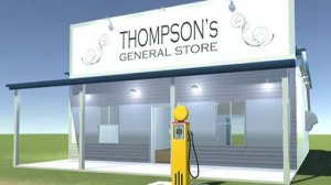 Asset Unity - UBS Country Town Shop - Construction Set H35