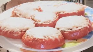 Идеальный завтрак, который понравится всем_ омлет в помидоре с сыром. Вкусный и быстрый рецепт.