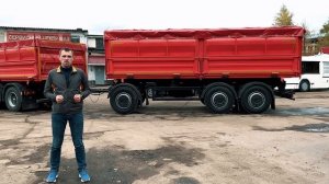 ПЕРВЫЙ ОБЗОР НА НОВЫЙ СЕЛЬХОЗНИК МАЗ-65012J С ПРИЦЕПОМ МАЗ-856103. ПОЧЕМУ МАЗ ЛУЧШЕ КАМАЗА