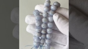 Браслет “Сапфирин” голубой агат