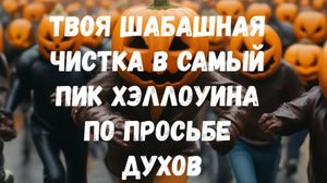ТВОЯ ЧИСТКА В САМЫЙ ПИК ХЭЛЛОУИНА ПО ПРОСЬБЕ ДУХОВ