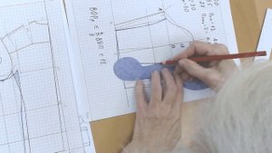 Выкройка пуховика 4. Галина Коломейко