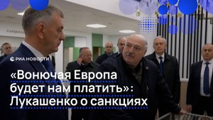 "Вонючая Европа будет нам платить": Лукашенко о санкциях
