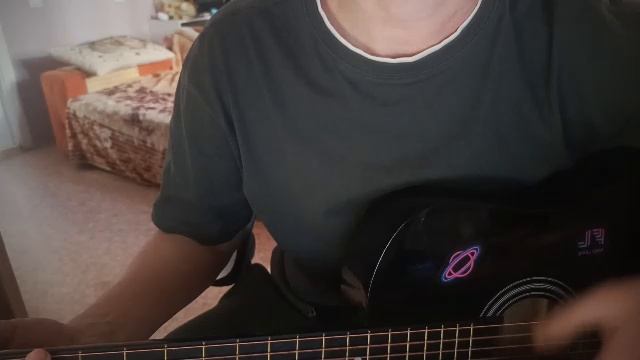 Простая игра на гитаре