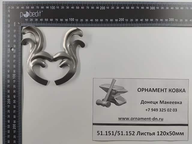 51.151/51.152 Листья 120х50мм.mp4