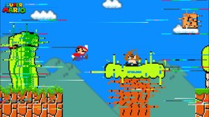 😨Мир Марио стал глючить после появления странных Спрунки!