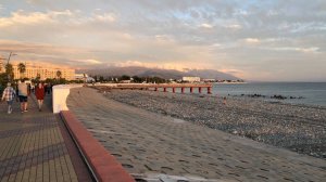 По Сочи и Адлеру пешком. Новый мост "Волшебный лист" в Сочи. Набережные Сочи и Адлера