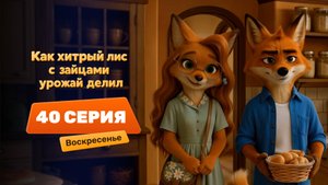 Серия 40 – Воскресенье | Как хитрый лис с зайцами урожай делил