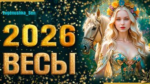 🔥 Судьба! ВЕСЫ прогноз на 2026 год🔥 СВЕТЛАЯ ПОЛОСА В ЖИЗНИ ♥️ Прогноз от Евгеньюшки ♥️