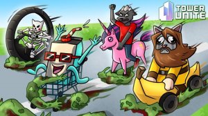 ГОНКИ С ПОДСТАВАМИ И КООПЕРАТИВНЫЙ ЗОМБИ МОД :D Tower Unite