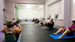 тренировка с кольцом для пилатеса