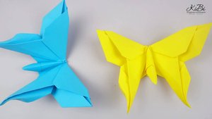Бабочка из бумаги. Красивейшая бабочка оригами из листа бумаги