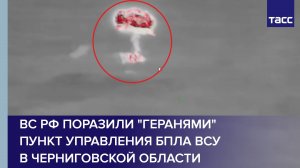 ВС РФ поразили "Геранями" пункт управления БПЛА ВСУ в Черниговской области