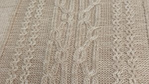 Узор №1 на двухфонтурной вязальной машине