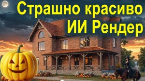 8 ХУДОЖЕСТВЕННЫХ РЕНДЕРОВ В НЕЙРОСЕТИ. ОСЕНЬ И ХЕЛЛОУИН ЖДУТ ВАС :)